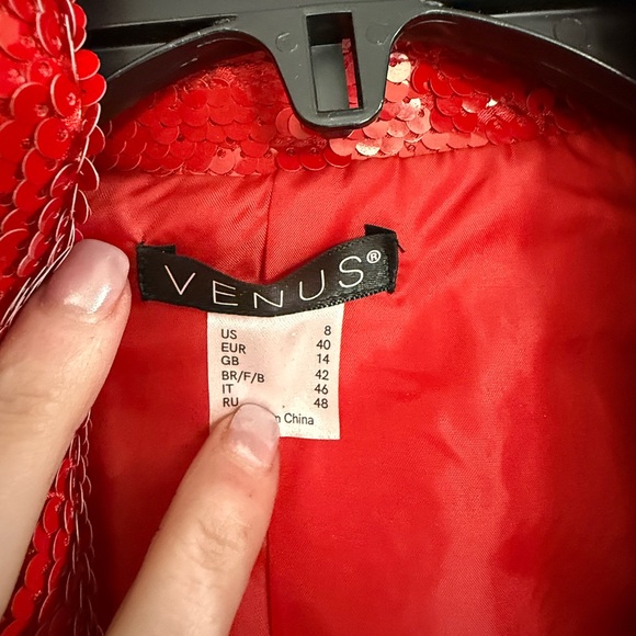 Red Sequin Robe - Picture 2 of 3